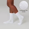 thumbnail image 4 of Jtbuh XLY Women's and Men's 3-8 Pairs Athletic Cushion Crew Socks Multi, 4 of 5