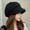 Black, variant on Summer Hot Sales Under $5 Brown Beret Hats for Women GIJNRIUIUA Women Newsboy Cap Visor Beret Hats Soft Panels Cabbie Hat Cap for Women Girls Baseball Caps