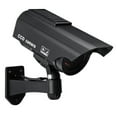 thumbnail image 2 of Langgg Solar Powered Simulated Dummy Camera Security Outdoor Waterproof Emulational IR LED Flash Red Led Dummy Camera Silver, 2 of 6