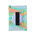 thumbnail image 2 of Universal Case Compatible with iPad 10.2 (8th/7th Generation) /iPad Air (3rd Generation) /iPad Pro (10.5 Inch) - Drop Proof Shockproof Case with Hand Strap Kickstand Protective Cover (02 Colorful B), 2 of 8