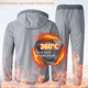 thumbnail image 2 of Chaqueta de invierno para hombre, forro polar, gruesa, resistente al viento, impermeable, ropa cálida, ciclismo, ropa de montañismo al aire libre, ropa de trabajo, 2 of 5