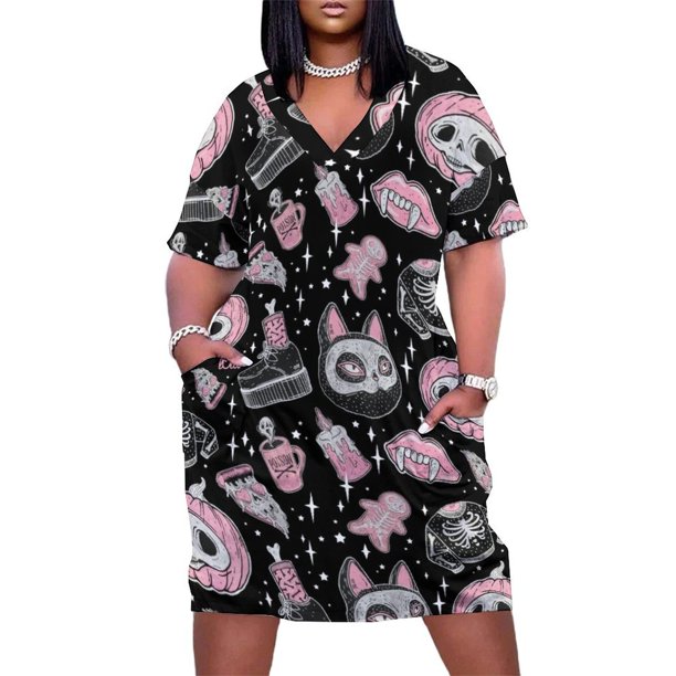 ¿FANTASMAS o ESPELUZNANTES? Vestido holgado con bolsillos. Vestidos para mujer 2025.