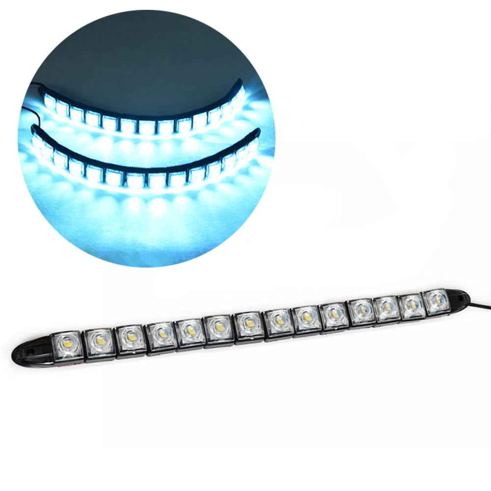 Car Daytime Running Light DRL Auto Flexible LED Strip Driving Light Car