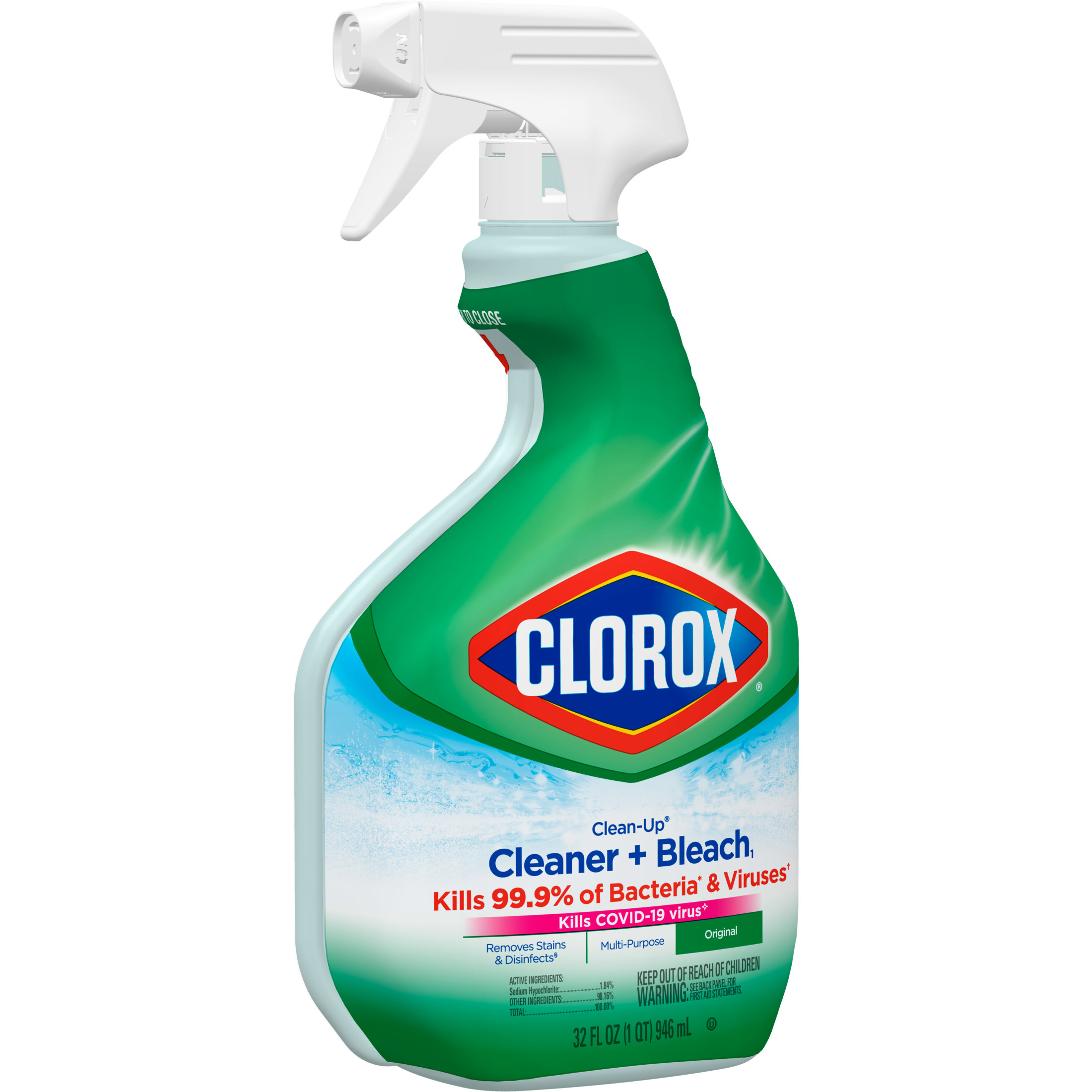 Clorox Clean-Up All Purpose Cleaner with Bleach, Spray Bottle, Original, 32 oz - image 2 of 13