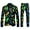 Green, variant on FYEGRE Men's Carnival Suit Two Piece Set Formal Attire With Purple Gold All Over Print Design Purple XXL