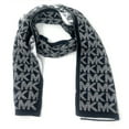 thumbnail image 4 of Michael Kors Jet Set Logo Print Reversible Muffler Scarf, Black/Cream, 4 of 4