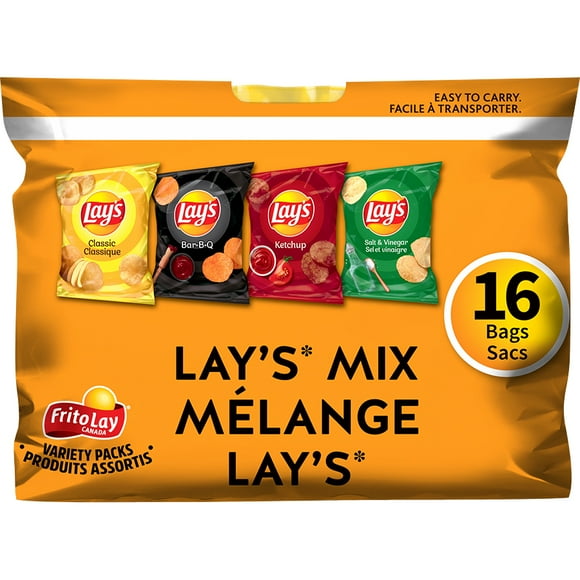 Produits assortis Frito-Lay Mélange Lay's Grignotines aromatisées 448GM