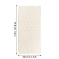 thumbnail image 2 of Sm:)e 2PC Diamond Grid Jacquard Towel 13x30 Inches, 100% Cotton Quick-Dry High Absorbency Luxury Bath Towel, Beige, 2 of 8