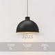 thumbnail image 3 of Ilios Innova | Paquete de 3 lámparas de techo colgantes decorativas estilo nórdico retro de 36 cm para habitaciones y salas de estar, 3 of 9