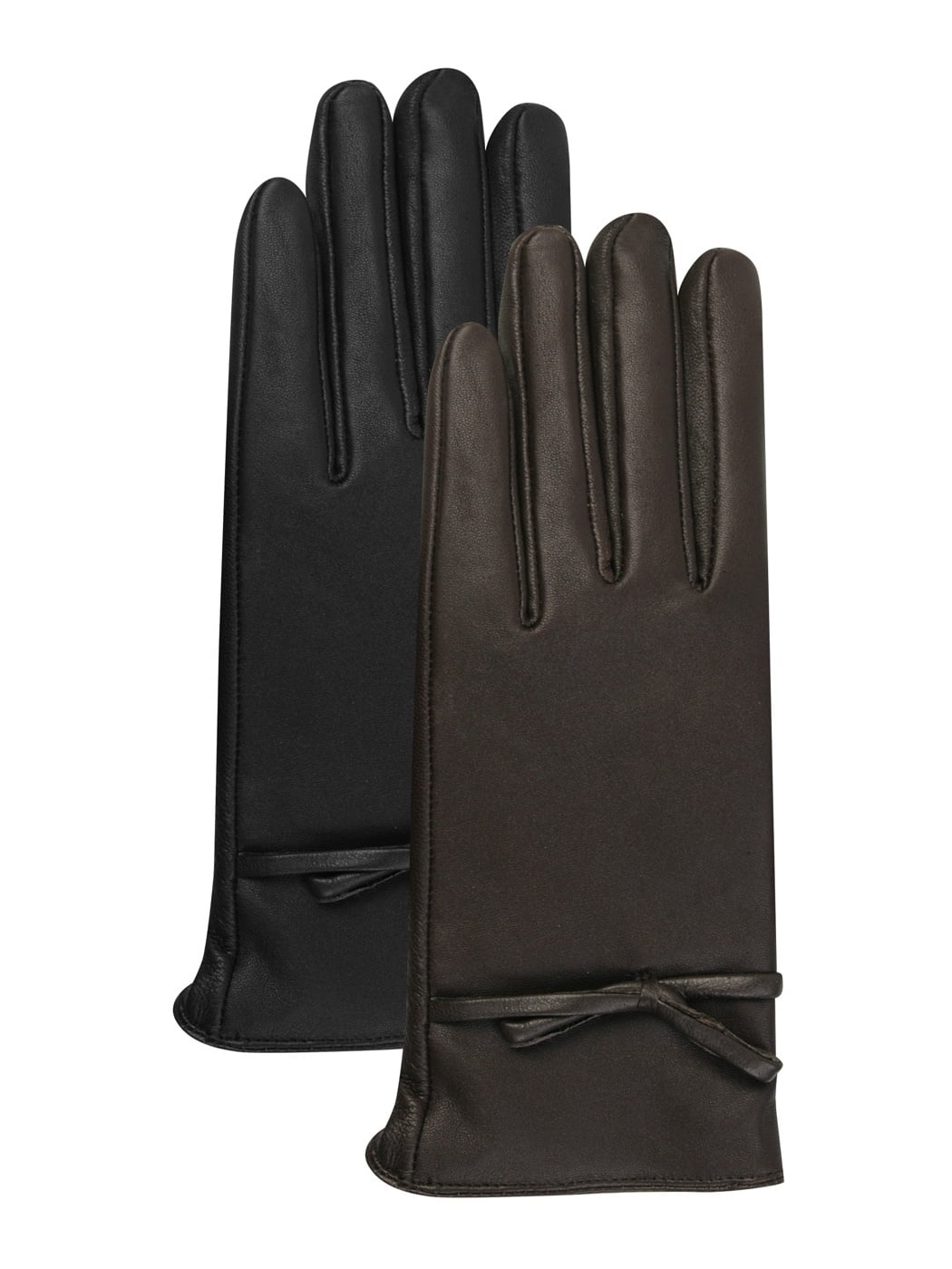 Luxury Lane Luxury Lane Women's Cashmere Lined Lambskin Leather