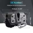 thumbnail image 4 of Actuador de bloqueo de puerta eléctrica del lado del conductor delantero Unique Bargains para Ford Edge 2015-2019 No.FE8Z5421813C Negro, 4 of 7