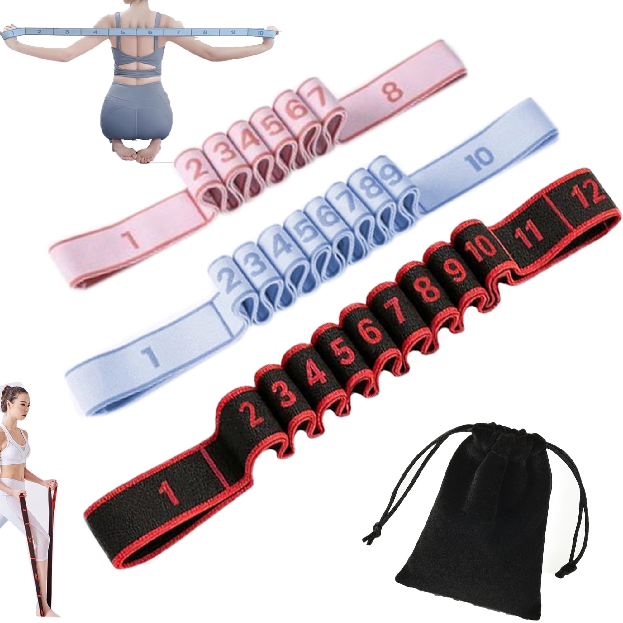 Shiftalter Resistance Bands, Figure 8 Exercise Bands for Women Men