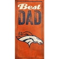 thumbnail image 2 of Fan Creations Denver Broncos Meilleur Signe pour Papa, Multicolore, 2 of 3