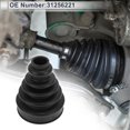 thumbnail image 3 of Unique Bargains No.31256221 Inner CV Joint Boot Kit with Clamps for Volvo C70 1999-2004, 3 of 7