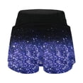 thumbnail image 5 of Women's Running Shorts 2 In 1 High Waisted Flowy Running Butterfly Shorts Summer High Elastic Gym Shorts Tennis Skorts Shorts with Drawstring, 5 of 6