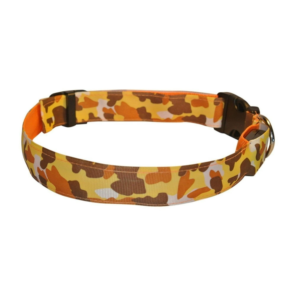 Lightup LED Dog Collar Lights up to keep your pet visible at night