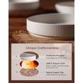 thumbnail image 7 of Famiware Star 8.1'' Pasta Bowls, Large Dinner Bowls Set of 4, Matte White, 7 of 7