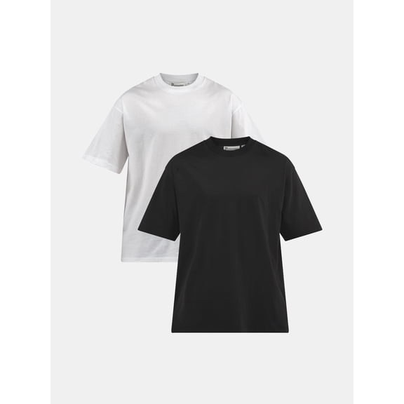 No Boundaries Cotton Oversized Tee Shirt, 2-Pack, Men's Sizes XS-5XL