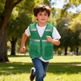 thumbnail image 6 of Purcolt Boys High Visibility Mesh Vests Summer Casual Reflective Full Zipper Safety Vest Sleeveless Jackets with Pockets for Outdoor Cycling Skiing, 6 of 9