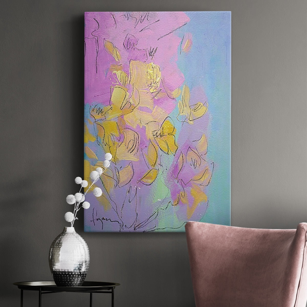 Dancing Heart Premium Gallery Wrapped Canvas - Ready to Hang
