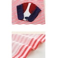 thumbnail image 5 of Bellafa Toddler Girl Long Sleeve Dress Stripe Flower Christmas Easter Cotton Casual Tunic Playwear Basic Shirt Party Dresses, 5 of 8
