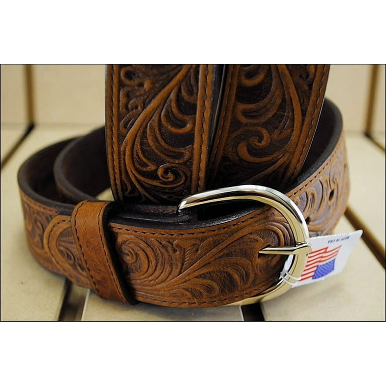 Justin Cintura Western Classica Uomo Marrone 53709 - Foto 5