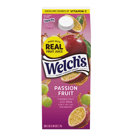 Welch's Passion Fruit Fruit Juice Drink, 59 fl oz carton