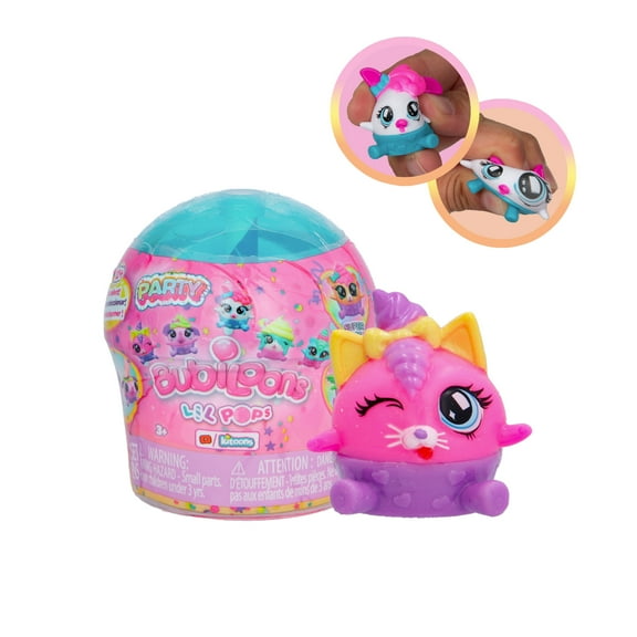 Bubiloons Lil Pops Wave 2 Squishy Toy, Collect All 12! Ages 3  Years