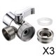 thumbnail image 1 of Adaptador de grifo conmutado, de ducha universal para baño con cabezal rociador fijo,Pieza de repuesto para de ducha universal de baño,Válvula desviadora de cabezal de ducha, 1 of 8