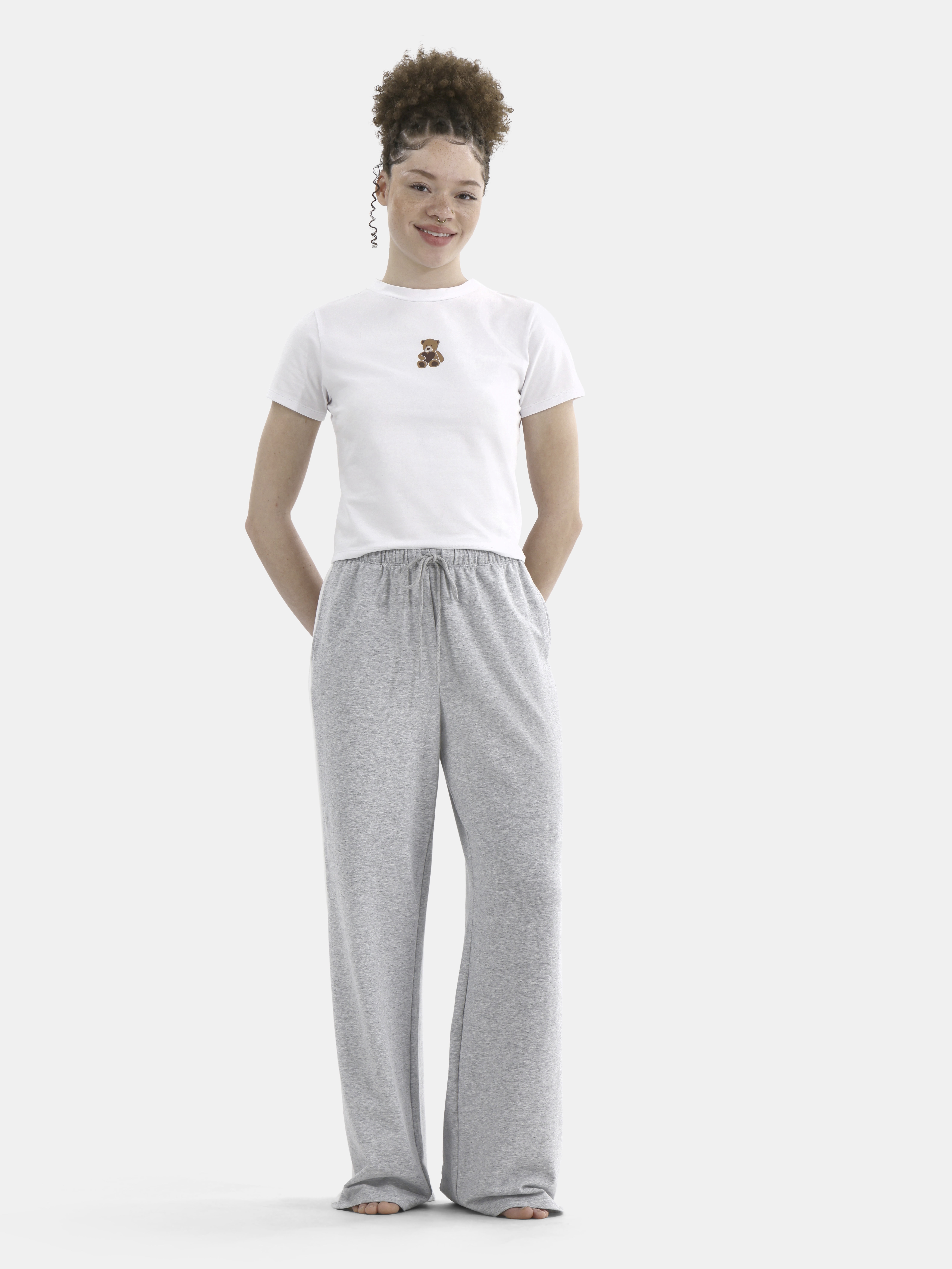 No Boundaries Basic Sleepwear Pants, 30" Inseam, Women's
