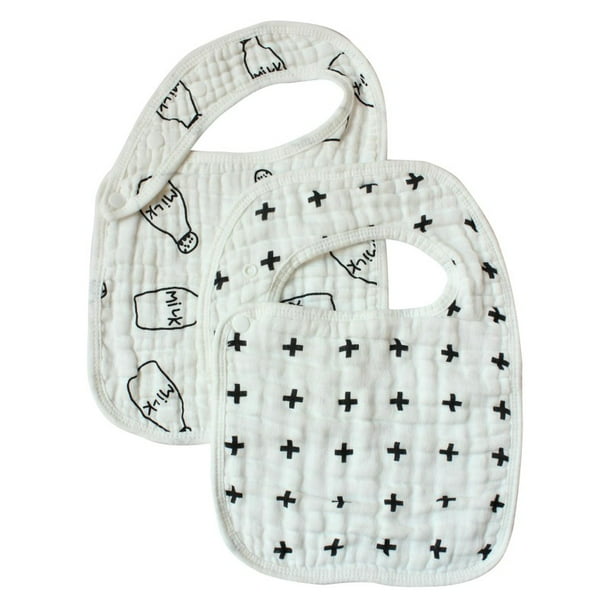 Organic Burp Cloths for Baby Boys and Girls, 2 Pack Ultra Absorbent