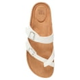 thumbnail image 5 of Time and Tru Women’s Toe Thong Footbed Slide Sandals, Wide Width Available, 5 of 6