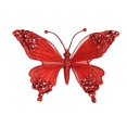 thumbnail image 2 of Glitter Christmas Butterfly Ornament with Large Sized Pendant - 6.69 Inch Festive Wall Hanging Decor with Sparkling Diamonds, Magical Holiday Home Decoration for Christmas Tree, Mantel, Party Decor, 2 of 6