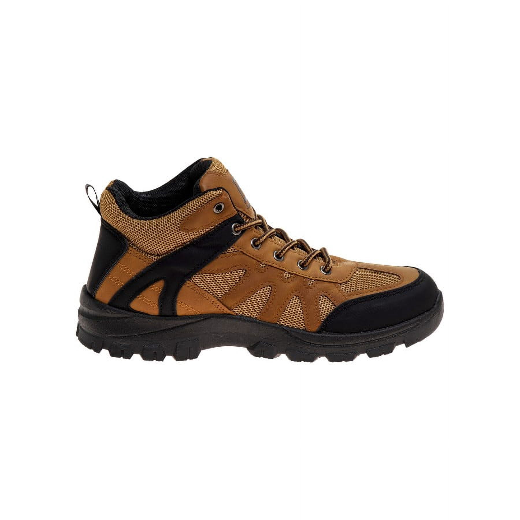 Avalanche Adult Men Hiking Boots , Tan Black- 9.5