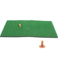 thumbnail image 1 of Minkissy 1 Ensemble Équipement de Pratique de Golf PP Vert Gazon Réaliste pour Usage Intérieur, 1 of 4