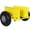 Yellow + Metal, variant on 600lb Capacity Panel Dolly with 10in Pneumatic Wheels for Moving Doors and Slabs, Yellow Metal Alloy Steel Hand Truck