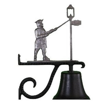 Cast Bell With Swedish Iron Lamplighter Ornament