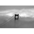thumbnail image 2 of Highsmith, Carol 32x23 Black Ornate Wood Framed with Double Matting Museum Art Print Titled - Golden Gate Bridge with fog rolling over it San Francisco California, 2 of 4