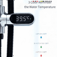 thumbnail image 3 of LED Display Home Water Shower Thermometer Flow Water Self-Generating Temperture Meter Monitor, 3 of 7