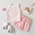 thumbnail image 4 of Sngxgn Baby Boy Clothes Gentleman Outfits Suits Summer Long Sleeve Bodysuit Shirts + Suspender(Pink,110), 4 of 6