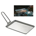 thumbnail image 3 of Labymos Portable Frying Pan with Storage Bag for Hiking Camping Backpacking Fishing, 3 of 7