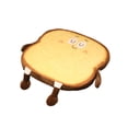 thumbnail image 1 of Naiovety Cojín de asiento con forma de tostada de felpa, adorable reemplazo suave para el hogar y la Oficina, alfombrilla suave para silla de Type3 NO3, 1 of 6