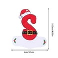thumbnail image 2 of Adornos Navideños Colgantes con El Alfabeto de Caperucita Roja (26 Piezas), 2 of 2