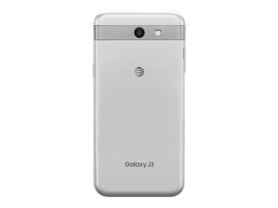 Samsung Galaxy J3 16GB, Silver (AT&T)