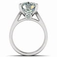 thumbnail image 2 of 2Ct Cushion Cut Simulated Diamond Women's Weddings Gift Ring 14K White Gold Plated, 2 of 2