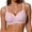Pink, variant on Wireless Bras for Women Full Coverage Seamless Scalloped Push Up No Underwire Everyday Bra with Air Holes