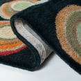 thumbnail image 5 of SAFAVIEH Soho Kendall Geometric Wool Area Rug, Black/Multi, 8' x 8' Square, 5 of 10
