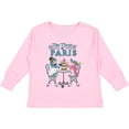 thumbnail image 3 of Inktastic Tea Time in Paris-colorful French Poodles Boys or Girls Long Sleeve Toddler T-Shirt, 3 of 5