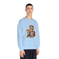 thumbnail image 4 of Dia de los Muertos Skeleton Enjoying Pizza - Unisex Sweatshirt, 4 of 4