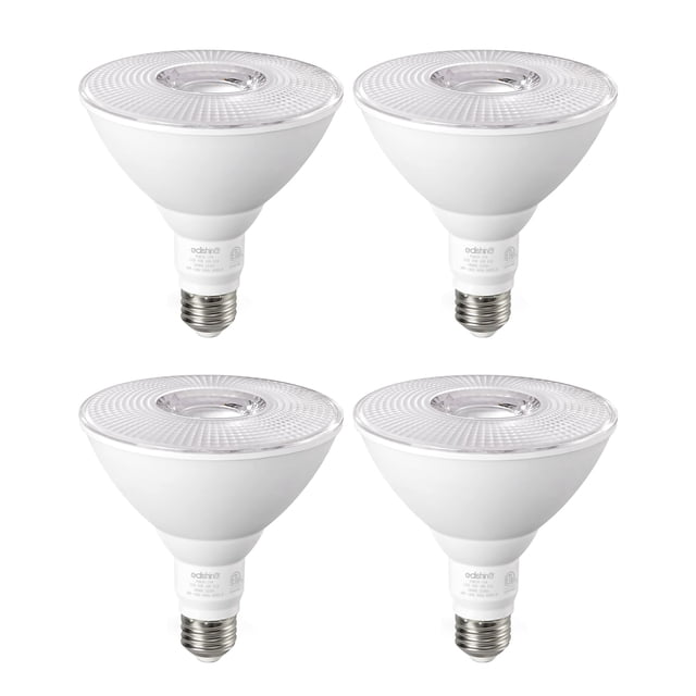 Bombillas LED EDISHINE PAR38, 18 W, 1800 LM, 3000 K, paquete de 4